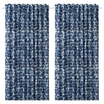 IKEA Spirstånds 2 gardinenschals (abdunk.) blau Angebot