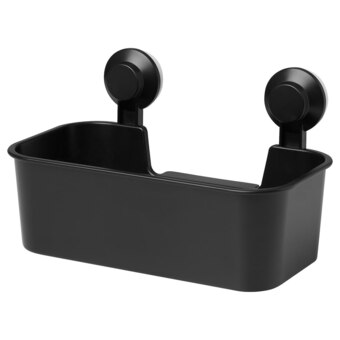 IKEA Tisken korb mit saugnapf schwarz Angebot