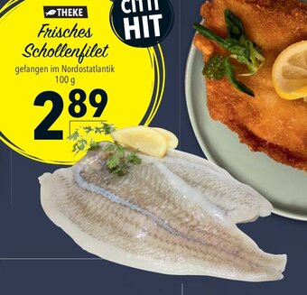 CITTI Markt Frisches Schollenfilet 100g Angebot