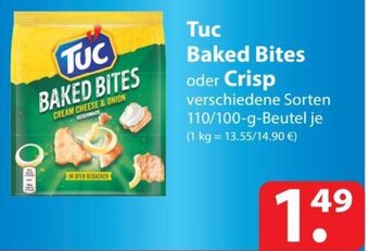 Famila Nord Ost Tuc Baked Bites oder Cris 110/100-g-Beutel Angebot