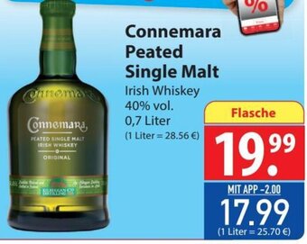 Famila Nord Ost Connemara Peated Single Malt Irish Whiskey 0,7 Liter Angebot