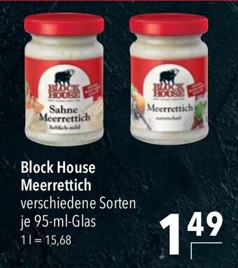 CITTI Markt Block House Sahne Meerrettich 95ml Angebot