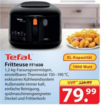 Famila Nord Ost Tefal Fritteuse FF1608 1,2-kg-Fassungsvermögen Angebot