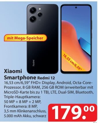 Famila Nord Ost Xiaomi Smartphone Redmi 12 Angebot