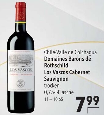 CITTI Markt Domaines Barons de Rothschild Los Vascos Cabernet Sauvignon trocken 0,75-l Angebot