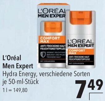CITTI Markt L'Oréal Men Expert Deo-Roll-On 50ml Angebot