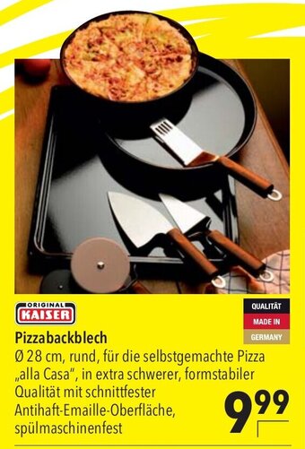 CITTI Markt ORIGINAL KAISER Pizzabackblech Angebot