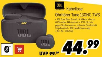 MEDIMAX JBL Kabellose Ohrhörer Tune 130NC TWS Angebot