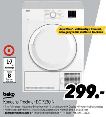 MEDIMAX beko Kondens-Trockner DC 7130 N Angebot