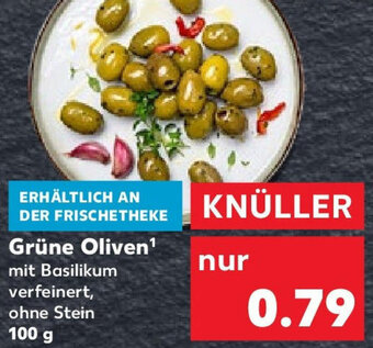 Kaufland Grüne Oliven 100 g Angebot