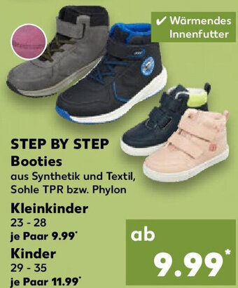 Kaufland STEP BY STEP Booties Angebot