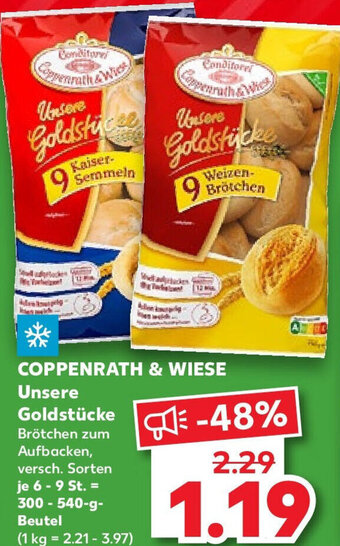 Kaufland COPPENRATH & WIESE Unsere Goldstücke 300-540 g Beutel Angebot