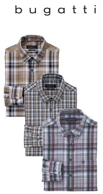 Galeria bugatti Herren-Langarm Hemd Angebot