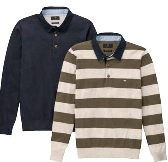 Galeria FYNCH-HATTON Herren-Langarm Poloshirt Angebot