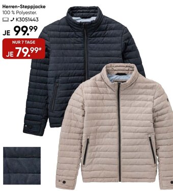 Galeria Herren-Steppjacke Angebot