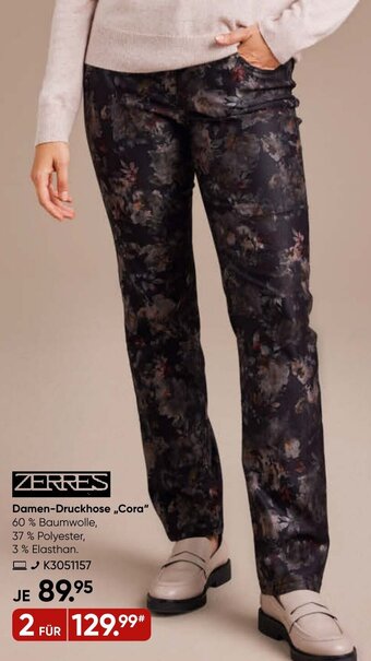 Galeria ZERRES Damen-Druckhose ,,Cora" Angebot