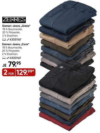 Galeria ZERRES Damen-Jeans ,,Greta" Angebot