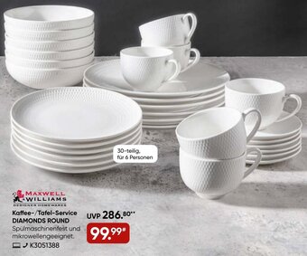 Galeria MAXWELL & WILLIAMS Kaffee/Tafel-Service DIAMONDS ROUND Angebot