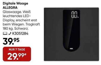 Galeria ADE Digitale Waage ALLEGRA Angebot