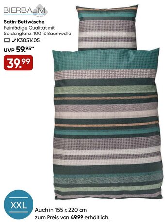 Galeria BIERBAUM Satin-Bettwäsche Angebot