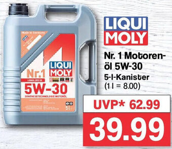 Famila Nord West LIQUI MOLY Nr. 1 Motorenöl 5W-30, 5 L Kanister Angebot