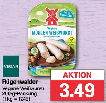 Famila Nord West Rügenwalder Vegane Weißwurst 200-g-Packung Angebot