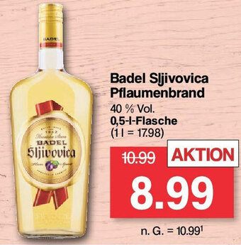 Famila Nord West Badel Sljivovica Pflaumenbrand 0,5 L Flasche Angebot