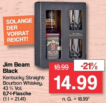 Famila Nord West Jim Beam Black 0,7 L Flasche Angebot