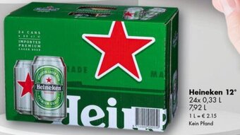 Travel Free Heineken 12° 24x 0,33 L Angebot