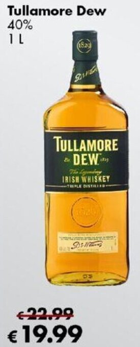 Travel Free Tullamore Dew 1 L Angebot