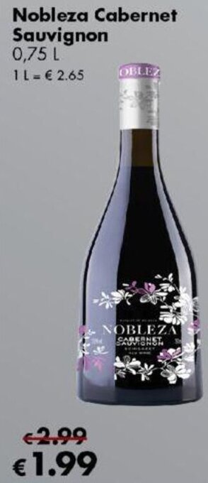 Travel Free Nobleza Cabernet Sauvignon 0,75 L Angebot