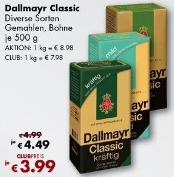 Travel Free Dallmayr Classic 500 g Angebot