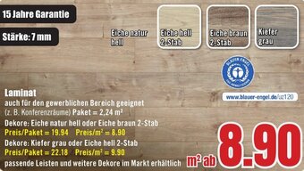 B1 Discount Baumarkt Laminat Angebot