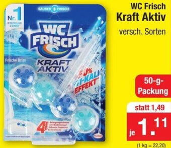 Zimmermann WC Frisch Kraft Aktiv 50 g Packung Angebot