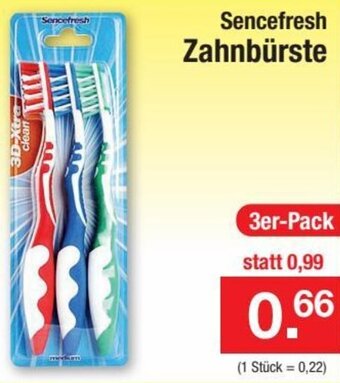 Zimmermann Sencefresh Zahnbürste 3er-Pack Angebot