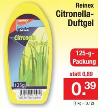 Zimmermann Reinex Citronella-Duftgel 125 g Packung Angebot