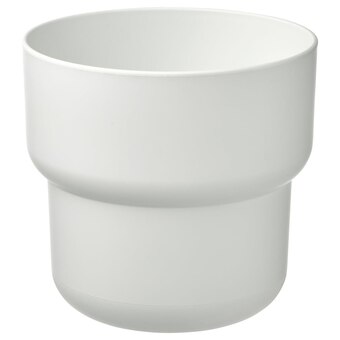 IKEA Förenlig übertopf drinnen/draußen weiß 19 cm Angebot