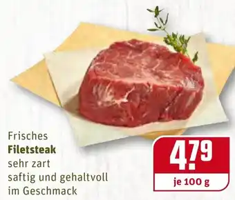 REWE Frisches Filetsteak 100g Angebot