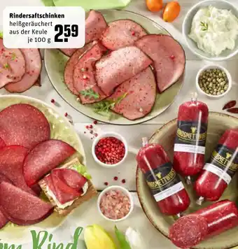 REWE Rindersaftschinken 100g Angebot