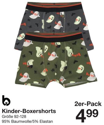 Zeeman Kinder-Boxershorts Größe 92-128 Angebot