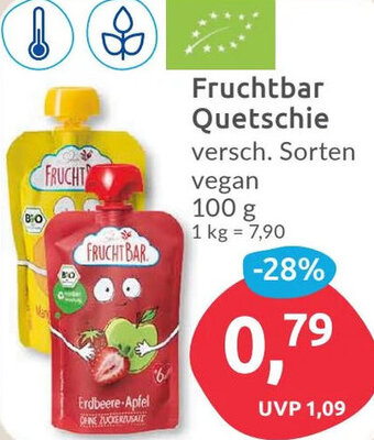 Budni Fruchtbar Quetschie 100 g Angebot