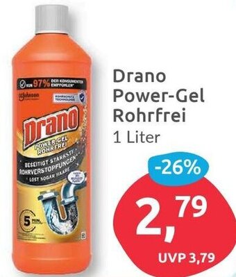 Budni Drano Power-Gel Rohrfrei 1 Liter Angebot