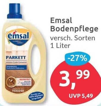 Budni Emsal Bodenpflege 1 Liter Angebot