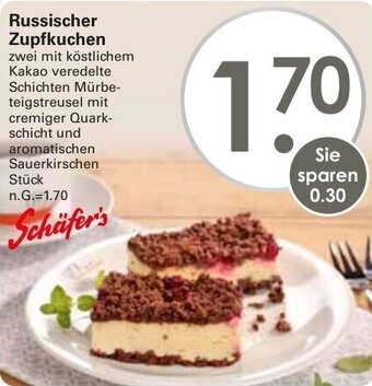 WEZ Schäfer's Russischer Zupfkuchen Angebot