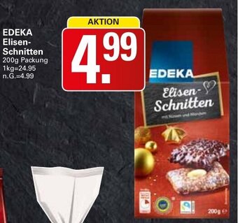 WEZ EDEKA Elisen-Schnitten 200g Packung Angebot