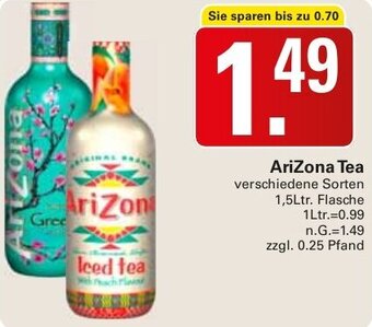 WEZ AriZona Tea 1,5Ltr. Flasche Angebot