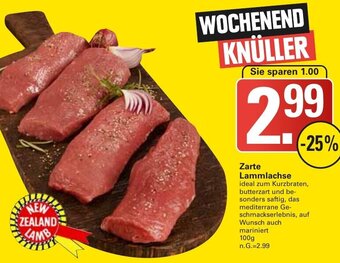 WEZ Zarte Lammlachse 100 g Angebot