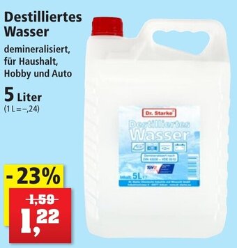 Thomas Philipps Dr. Starke Destilliertes Wasser 5 Liter Angebot
