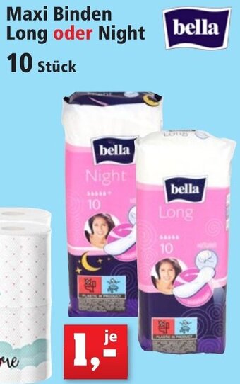 Thomas Philipps bella Maxi Binden Long oder Night 10 Stück Angebot