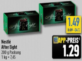 diska Nestlé After Eight 200 g Packung Angebot